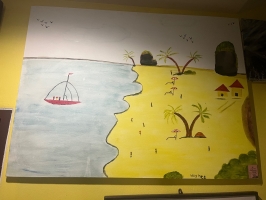 Jed Hughes original Krabi Sunday beach scene