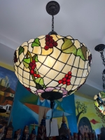 Tiffany style grape downlight 