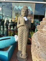 Bali praying standing Buddha 