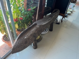 Timor wood carved fish 